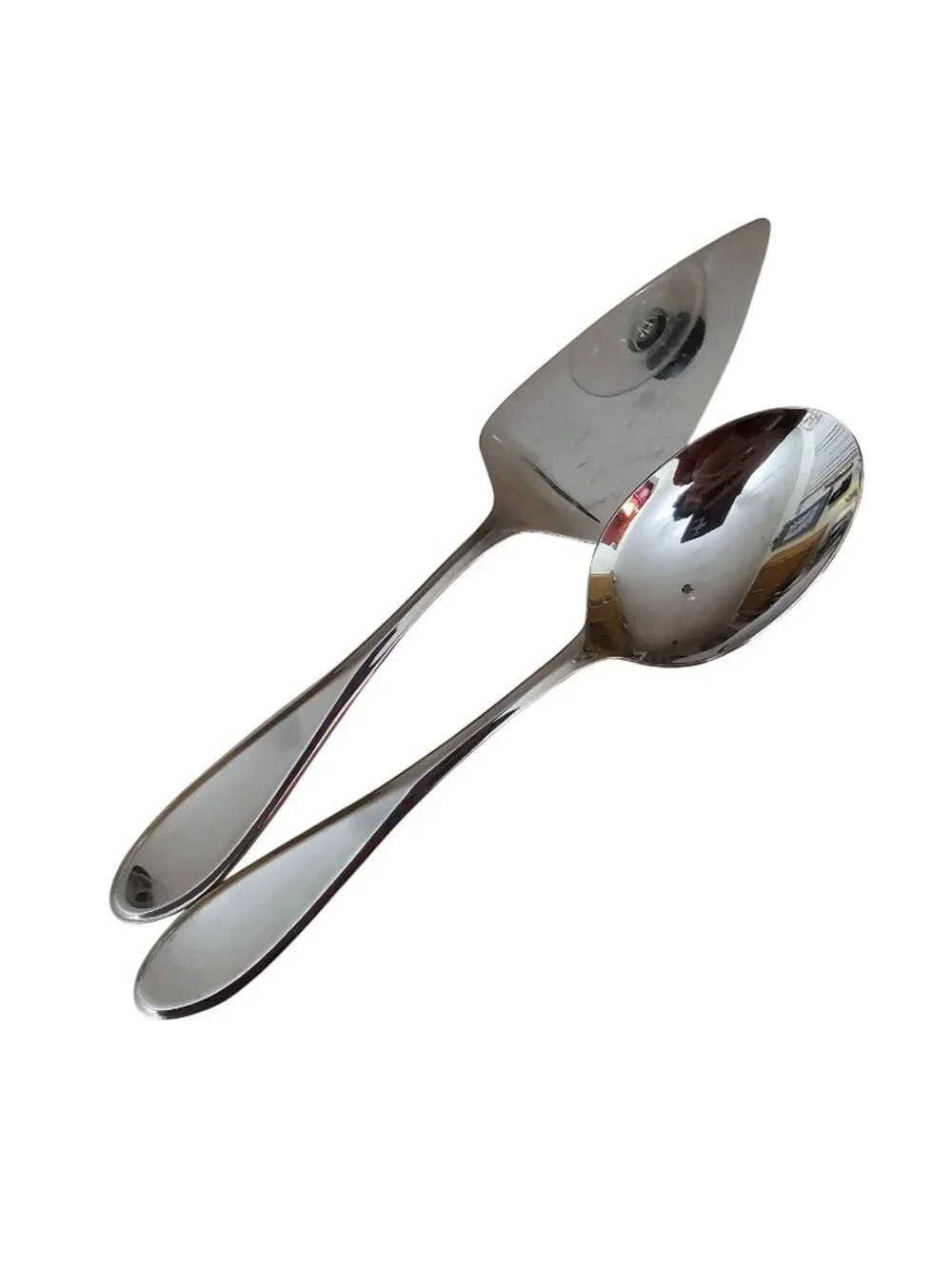 Mikasa Bravo Pie Server & Serving Spoon Set stainless glossy durable serving